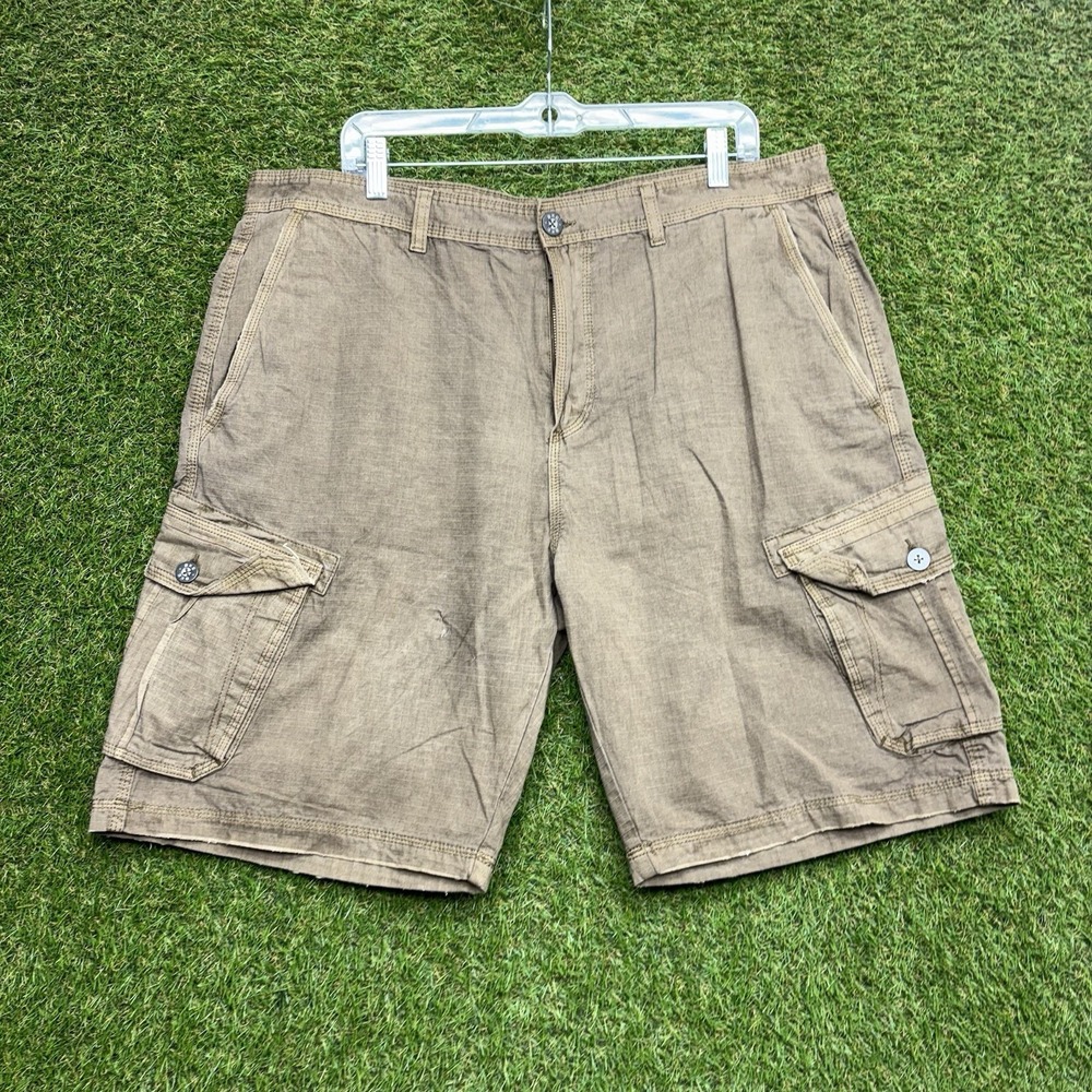 BKE Cargo Shorts Mens 38 Brown Memphis Athletic Bermuda Dad Y2K Baggy Skate NWT
